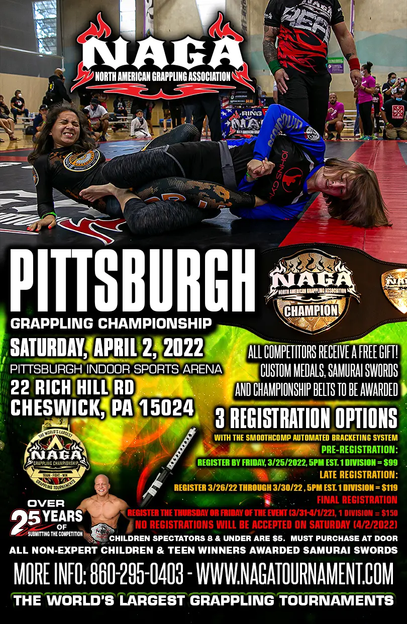 Pittsburgh Grappling & BJJ Championship Pennsylvania NAGA Fighter