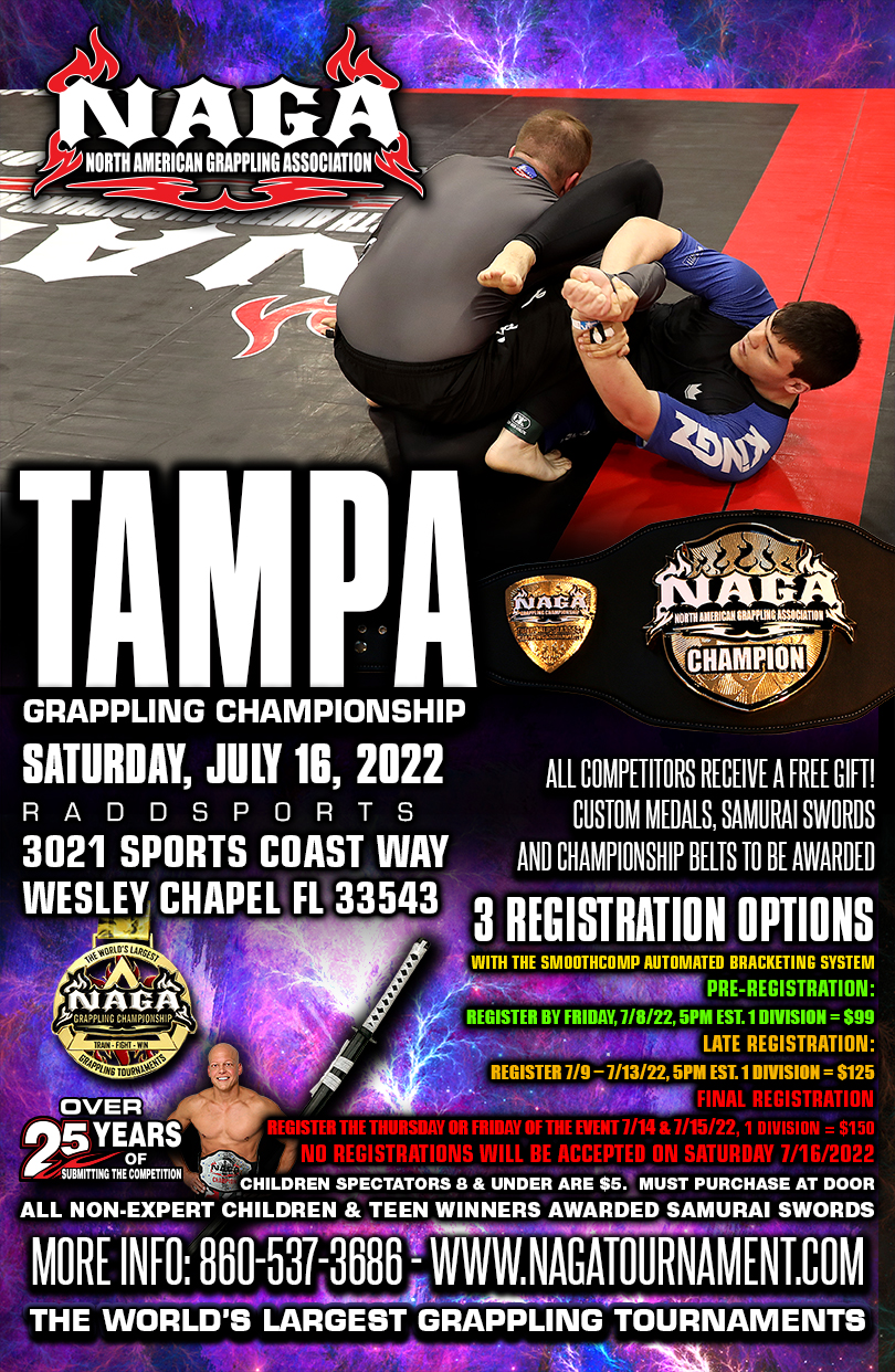 Tampa Grappling & BJJ Championship Florida NAGA Fighter