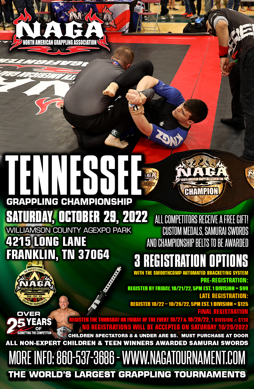 Tennessee Grappling & BJJ Championship Nashville, TN