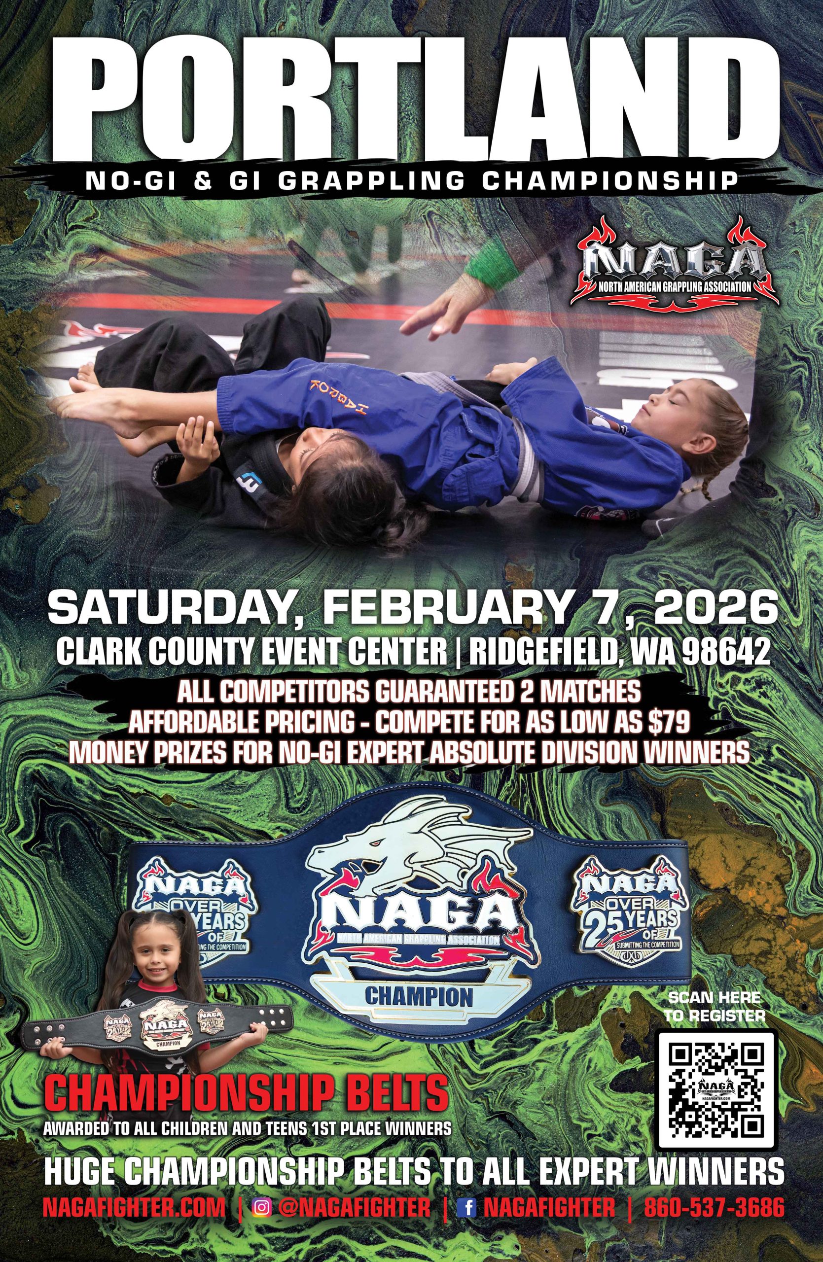 Portland Grappling & BJJ Championship - Ridgefield, WA - NAGA Fighter