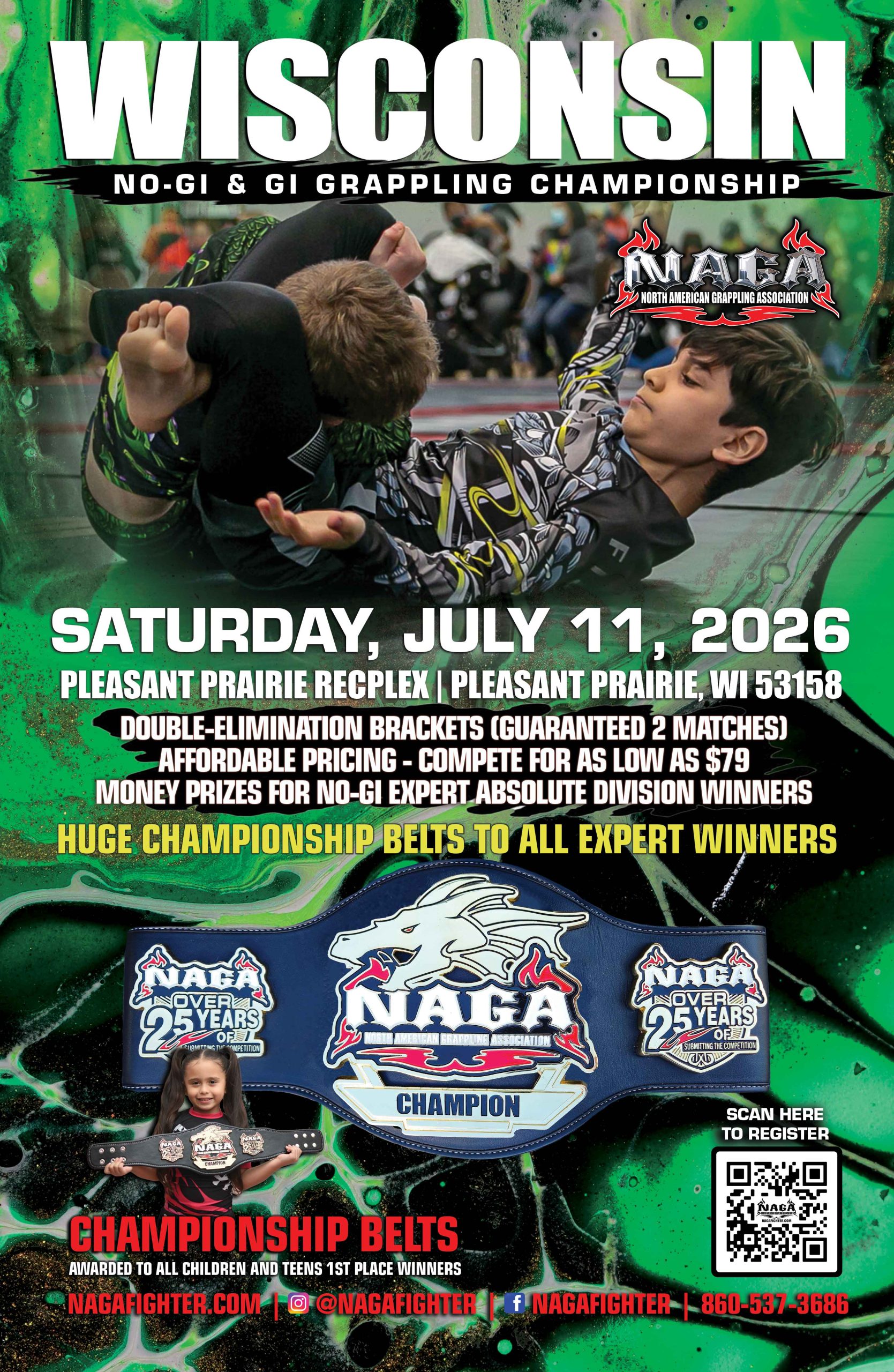 Wisconsin Grappling & BJJ Championship - Pleasant Prairie, WI