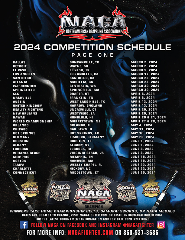 NAGA and Managing Grappling & BJJ tournaments